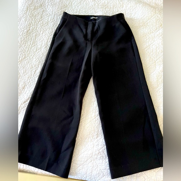 black wide leg colette suit pants, size 2 - Picture 1 of 3